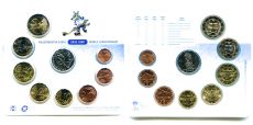 Словакия 2011 Официальный годовой набор Евро монет Хоккей 