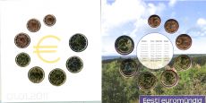 Эстония 2011 Официальный годовой набор Евро монет           