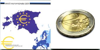 Эстония 2011 Официальный годовой набор Евро монет