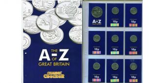 Великобритания 2018 Набор 10 Пенсов Алфавит A-Z (26 монет + жетон)
