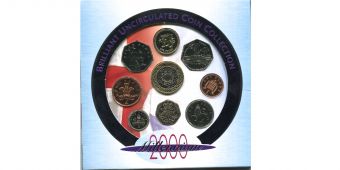 Великобритания Официальный Набор монет 2000