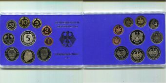 Германия 1996 J Официальный годовой набор монет Пруф