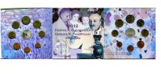 Греция 2012 Официальный годовой набор Евро монет + 10 Евро Георгиос Папаниколау Серебро    