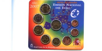 Испания 2007 Официальный годовой набор Евро монет