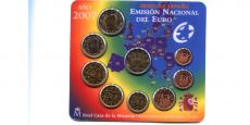 Испания 2007 Официальный годовой набор Евро монет (9 монет)          