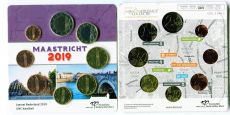 Нидерланды 2019 годовой набор Евро монет Маастрихт