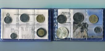 Сан-Марино 1988 Официальный годовой набор (10 монет)   
