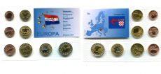 Набор пробных монет Евро Хорватия 2013