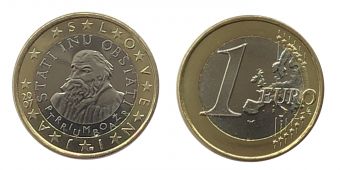 1 Евро Словения 2007 Регулярная 