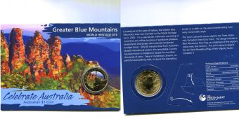 Австралия 1 Доллар 2010 Great Blue Mountains