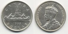 Доллар Канада 1935 год Серебро (7)    