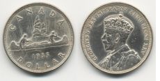 Доллар Канада 1935 год Серебро (8)     