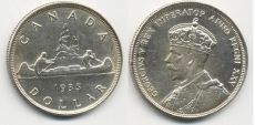 Доллар Канада 1935 год Серебро (9)      