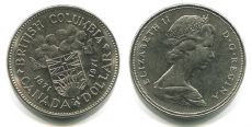 Доллар Канада 1971 Британская Колумбия