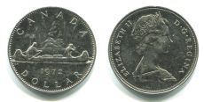 Доллар Канада 1972 Индейцы на Каноэ 