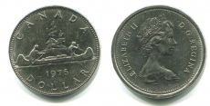 Доллар Канада 1976 Индейцы на Каноэ   