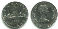 Доллар Канада 1978 Индейцы на Каноэ    