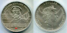 Острова Кука 1 Доллар 2012 Титаник Капитан Эдвард Смит