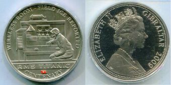 Острова Кука 1 Доллар 2012 Титаник Радист
