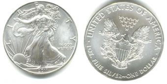 США Доллар 2011 год, Либерти, Серебро унция
