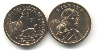 США доллар 2013 Индеец (D)