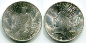 Доллар США 1923 Peace Dollar