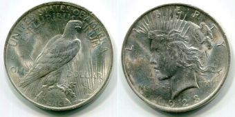 Доллар США 1923 Peace Dollar