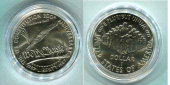 США 1 Доллар 1987 Конституция
