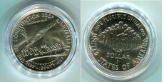 США 1 Доллар 1987 Конституция