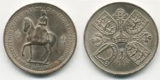 Англия 5 Шиллингов 1953 Коронация Елизаветы (1)        