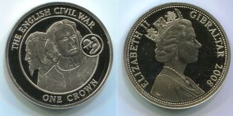 1 Крона Гибралтар 2008 Гражданская война
