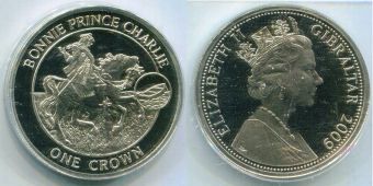 1 Крона Гибралтар 2009 Принц Чарли