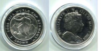 Остров Мэн 1 Крона 2006 Кубок ФИФА Футбол