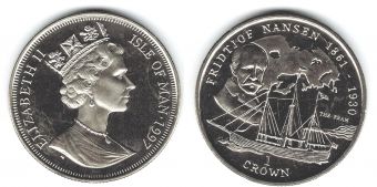 Остров Мэн 1 Крона 1997 Нансен