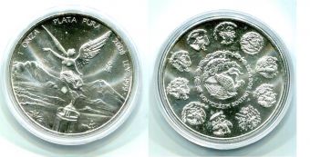 Мексика 2008 год, Унция, Серебро