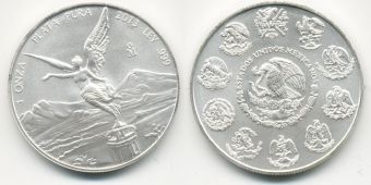 Мексика 2013 год, Унция, Серебро