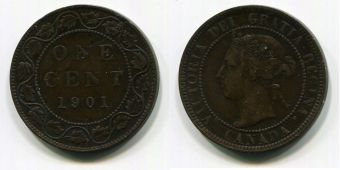 Канада 1 Цент 1901