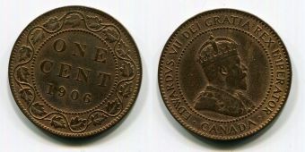 Канада 1 Цент 1906