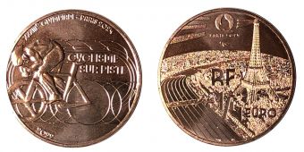 1/4 Евро Франция 2022 Трековый велоспорт - Олимпийские Игры в Париже 2024 