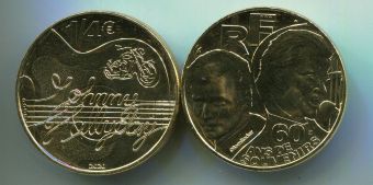 1/4 Евро Франция 2020 Джонни Холлидей