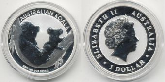 Доллар 2011 Коала Серебро Пруф Унция