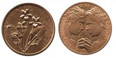 10 Евро Австрия 2024 Фиалка