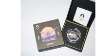 10 Евро Франция 2021 Плавание - Олимпийские Игры в Париже 2024 Серебро 