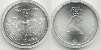 10 Долларов Канада 1976 Олимпиада Монреаль, Футбол АЦ
