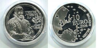 10 Евро Бельгия 2006 Юста Липский