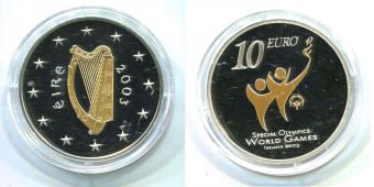 Ирландия 10 Евро 2003 Специальные Олимпийские игры