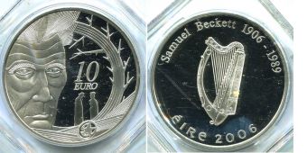 Ирландия 10 Евро 2006 Сэмюэль Беккет    