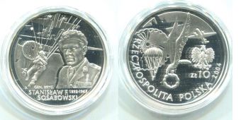 Польша 10 злотых 2004 Сосабовский