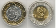 Польша 10 злотых 2004 Олимпиада в Афинах (1)