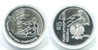 Польша 10 злотых 2006, Олимпиада в Турине